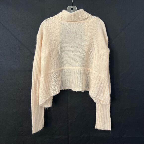 Free People women’s mohair blend open cropped cardigan - Picture 2 of 4